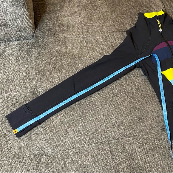 Lululemon Forme Jacket Striped with Bright Colors, Like New! - Picture 12 of 12